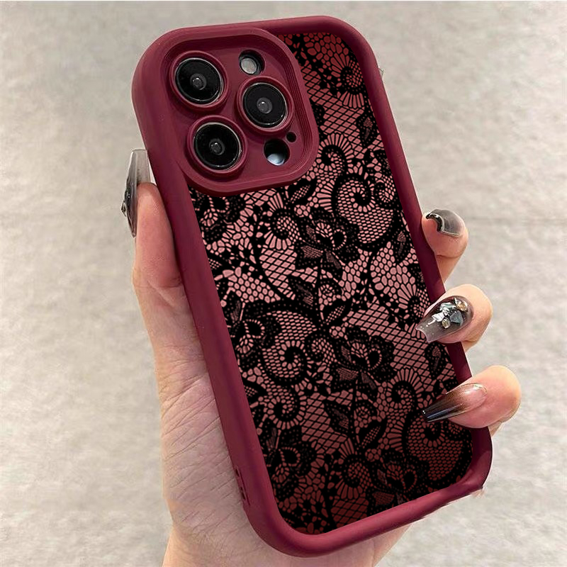 Phone Cases Xr Iphone - Elegante Custodia per Telefono in Pizzo