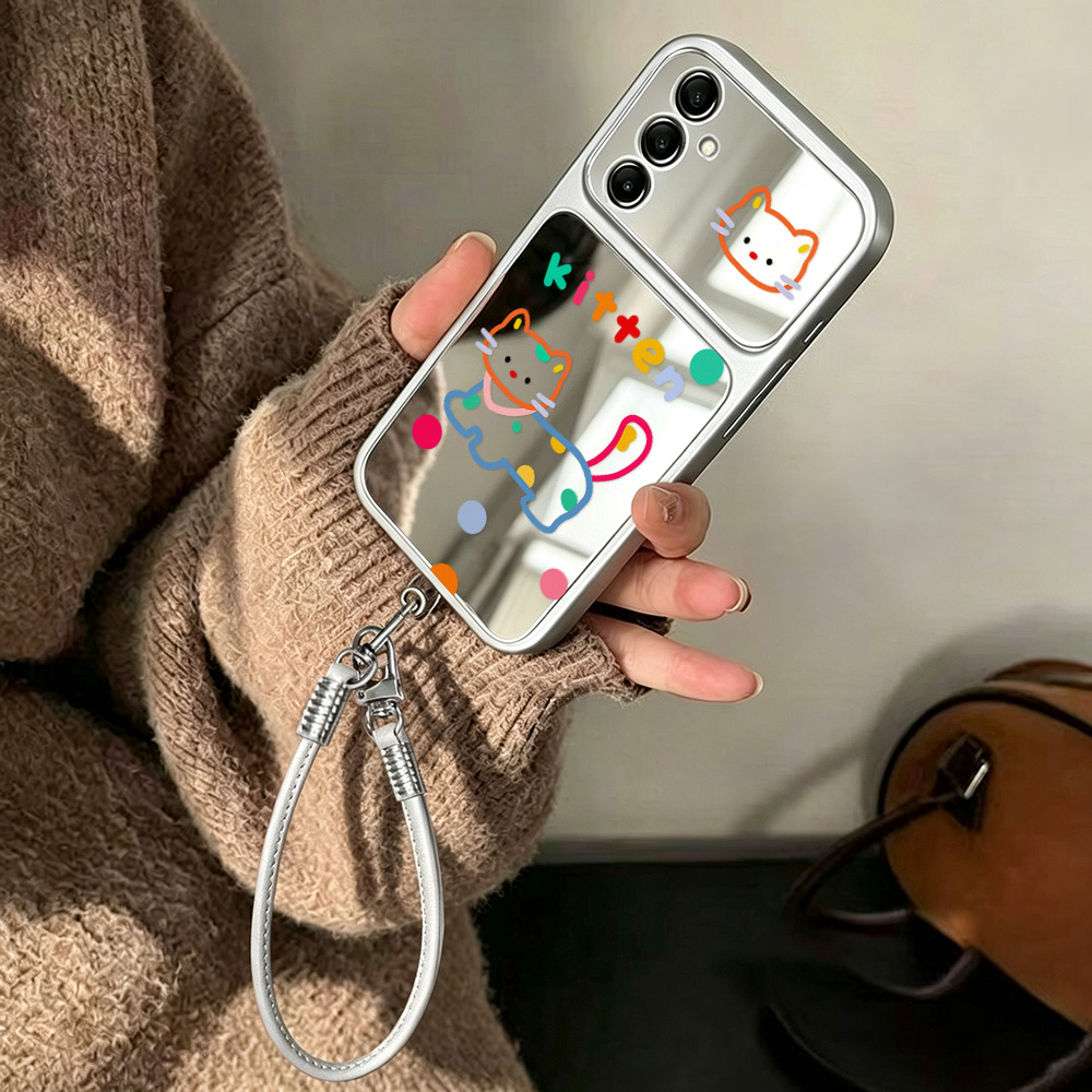 Custodia a specchio con gatto  - Phone Cases Galaxy A16 5G recensione e prezzo